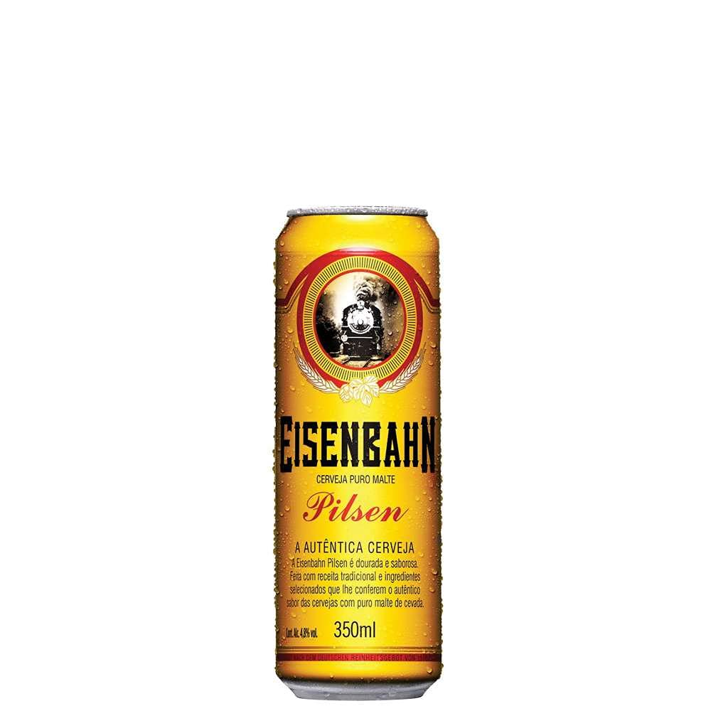 Cerveja Eisenbahn Pilsen Puro Malte Lata 350ml