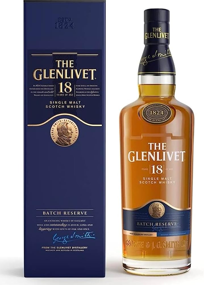 Whisky The Glenlivet 18 Anos Single Malt 750ml