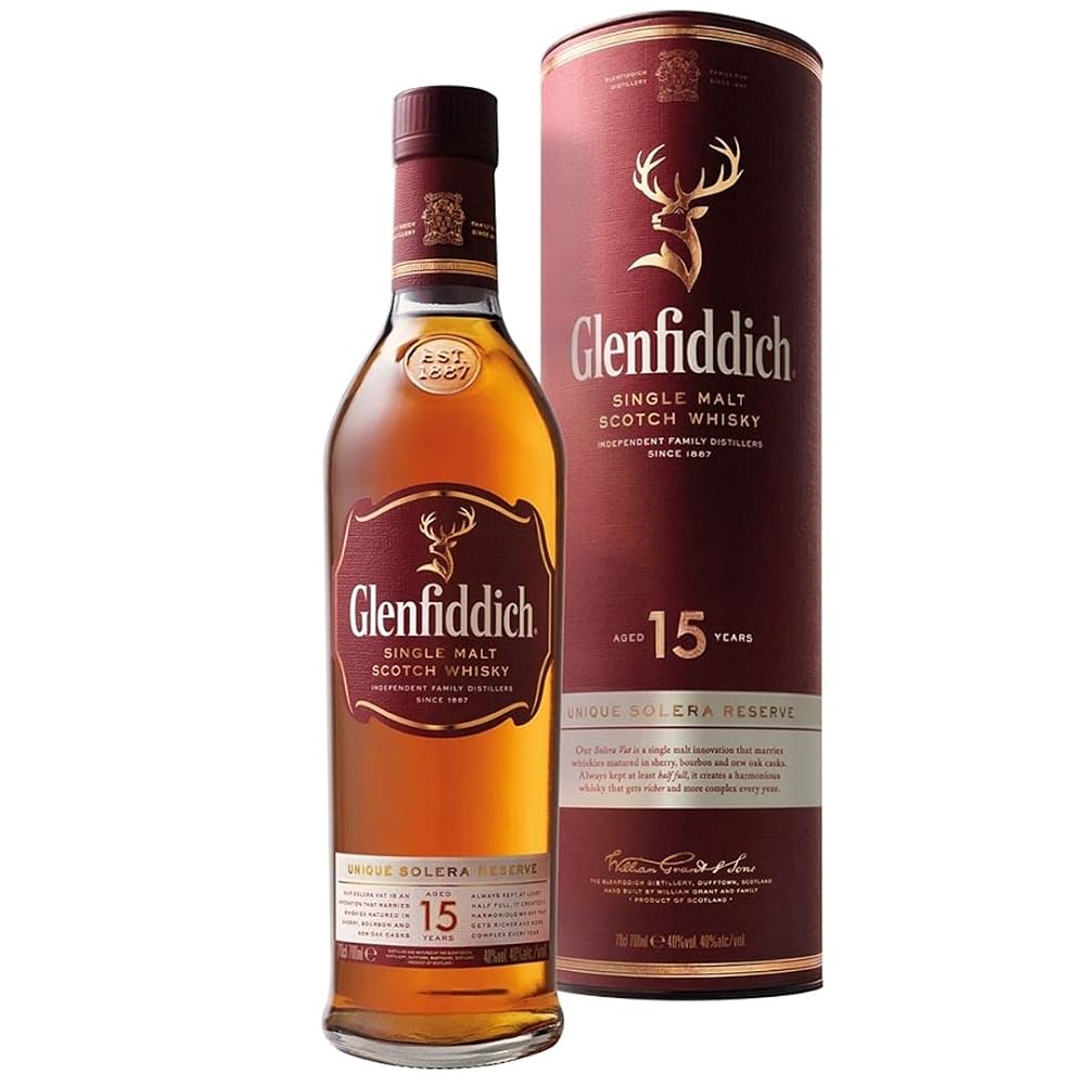 Whisky Glenfiddich 15 Anos Solera Single Malt 750ml