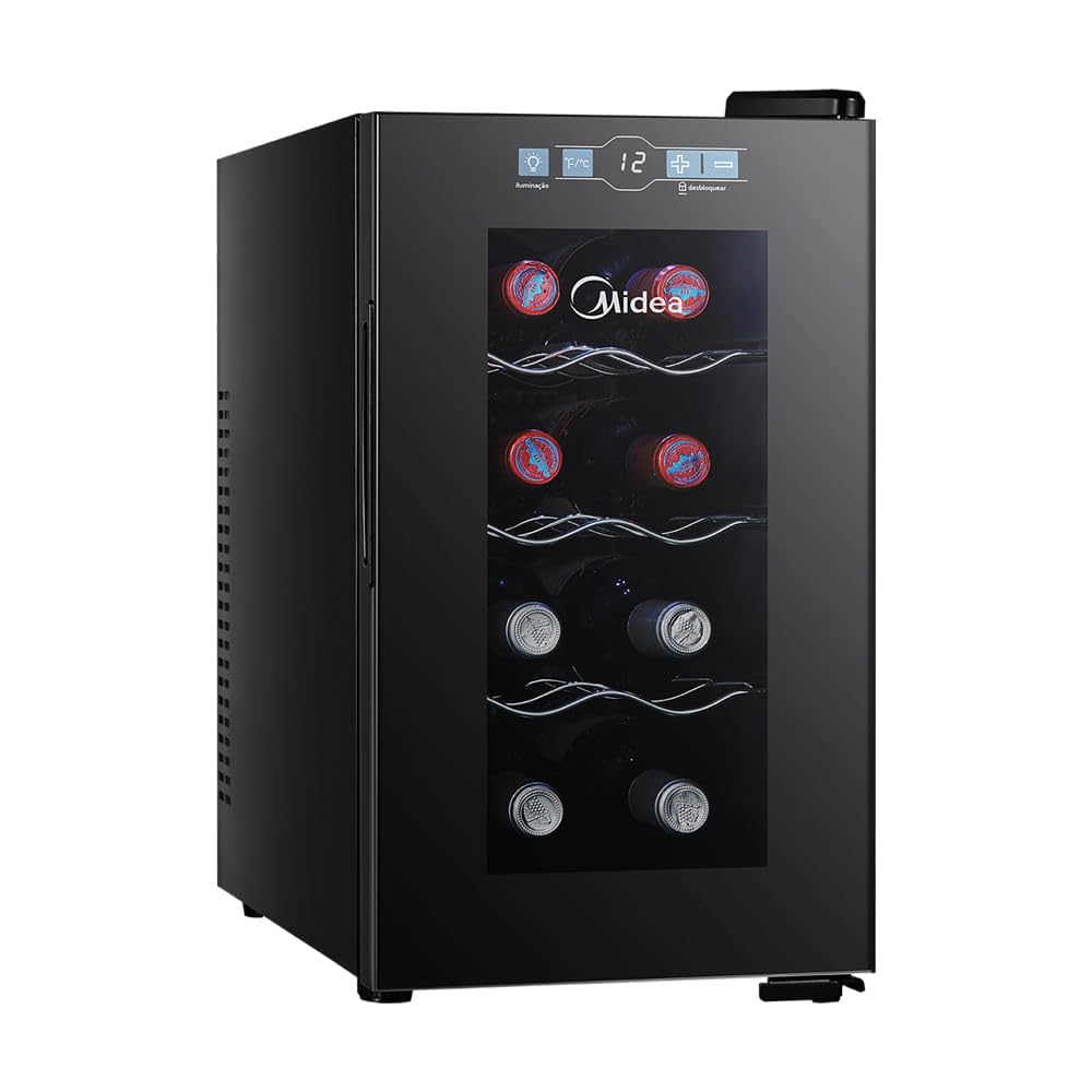 Adega Climatizada Midea 8 Garrafas Bivolt MDRW053FGGGL3